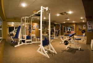 Fitness centrum a/nebo fitness zařízení v ubytování Hotel Fit Fun