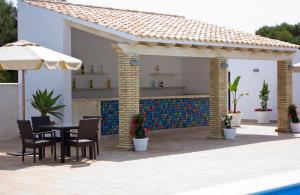 Patio nebo venkovní prostory v ubytování Hostal El Capi