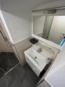 Kylpyhuone majoituspaikassa Am Steinweg