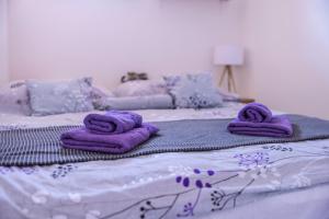 Letto o letti in una camera di Ubytování U Vávrů