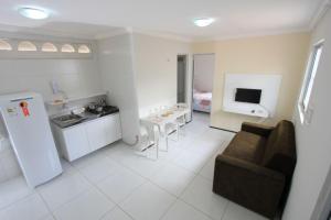 Kuchyň nebo kuchyňský kout v ubytování Residencial Santa Lucia