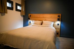 Postel nebo postele na pokoji v ubytování Appartement Vieux Servoz Mt Blanc