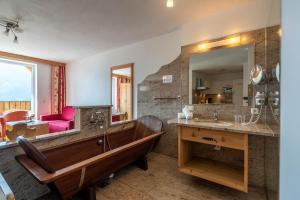 Zona d'estar a Hotel-Gasthof Andreas