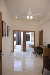 Voodi või voodid majutusasutuse The Govindam Resort toas