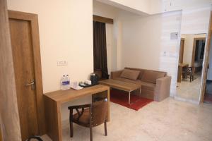 Istumisnurk majutusasutuses The Govindam Resort