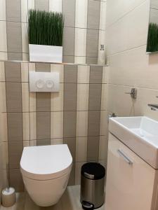 Ein Badezimmer in der Unterkunft Citadela