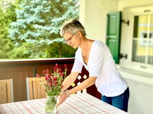 Hosté ubytování Landhaus Bender Ferienwohnung mit Terrasse und Garten