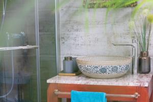 Kúpeľňa v ubytovaní AllOne apartman