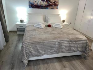 Postel nebo postele na pokoji v ubytování Rooms Marija
