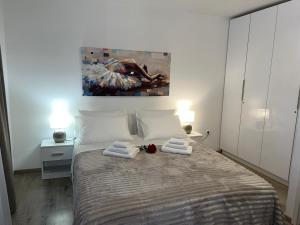 Postel nebo postele na pokoji v ubytování Rooms Marija
