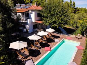 Zahrada ubytování Casa Villa, Xenia Paliouri