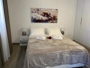 Postel nebo postele na pokoji v ubytování Rooms Marija
