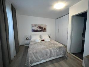 Postel nebo postele na pokoji v ubytování Rooms Marija
