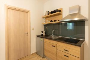 Kuchyň nebo kuchyňský kout v ubytování Casa Villa, Xenia Paliouri