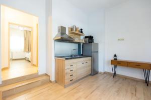 Kuchyň nebo kuchyňský kout v ubytování Casa Villa, Xenia Paliouri