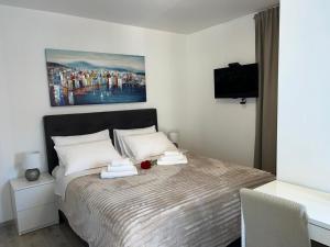 Postel nebo postele na pokoji v ubytování Rooms Marija