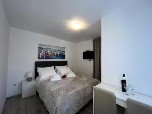 Postel nebo postele na pokoji v ubytování Rooms Marija