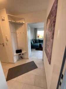 Posezení v ubytování Ferienwohnung in Dornumersiel an der Nordsee