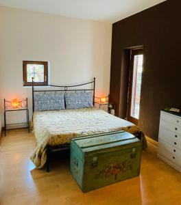 Кровать или кровати в номере Soggiorni B&B Hermada