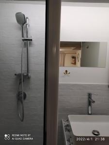 Koupelna v ubytování La Kasita di Giulia