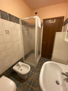 Koupelna v ubytování BELLA ASSISI B & B