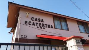 a building with a sign that reads casa ecaterina at Casa Ecaterina 2 Mai in 2 Mai +8 photos