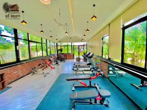 Fitness centrum a/nebo fitness zařízení v ubytování Lodge Moni Essara Kampot