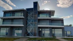 Budova, kde se aparthotel nachází