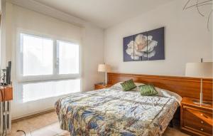 A bed or beds in a room at 6 Bedroom Gorgeous Home In Matadepera