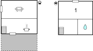 Plán poschodí v ubytovaní Pet Friendly Home In Stroncone Terni Tr