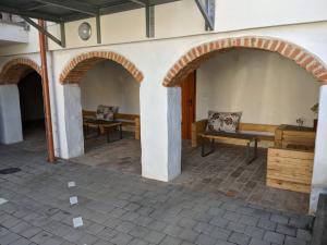 Balkón nebo terasa v ubytování RV apartmán Mikulov
