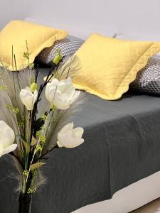 Ein Bett oder Betten in einem Zimmer der Unterkunft Guest House Anna