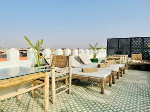 Balcone o terrazza di Maison Chafia Boutique Hôtel & Spa