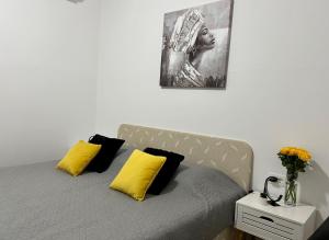 Ein Bett oder Betten in einem Zimmer der Unterkunft Guest House Anna
