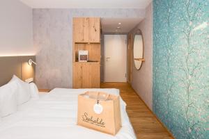 Postel nebo postele na pokoji v ubytování Hotel Restaurant Seehalde
