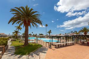 Bazén v ubytovaní Relaxing retreat in Maspalomas Lago - Fully renovated bungalow alebo v jeho blízkosti