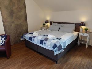 Postel nebo postele na pokoji v ubytování Hotel Rosmarin