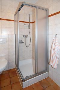 Koupelna v ubytování Ferienwohnung Taubenschlag + 34 fotografií