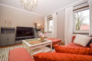 Posezení v ubytování Apartament Maciej
