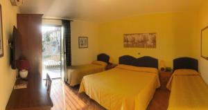 Postel nebo postele na pokoji v ubytování Hotel Miranda