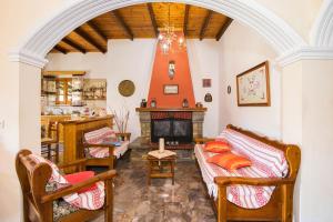 Zona d'estar a Angela Country House