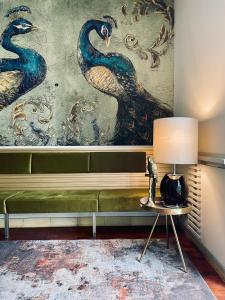 Posezení v ubytování Piesteritzer Hof - Hotel Garni