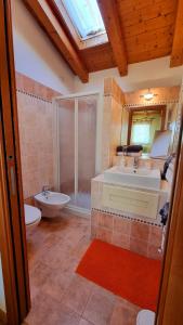 Ванная комната в B&B Villa Venezia