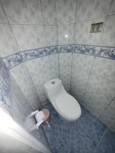 Koupelna v ubytování Los Araucanos