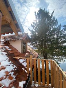 Apartmán U Splavu Putim v zimě
