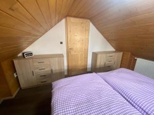 Postel nebo postele na pokoji v ubytování Apartmán U Splavu Putim