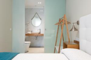 Cama o camas de una habitación en Pension ARCA