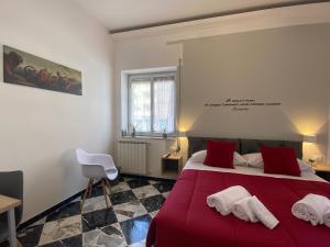 Postel nebo postele na pokoji v ubytování Al Teatro Greco
