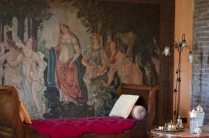 Posezení v ubytování B&B Corte Leopoli