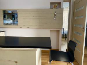 Kuchyňa alebo kuchynka v ubytovaní Apartament Grafitowy Willa Laser